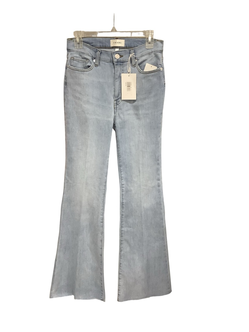Frame Denim Light Blue Le Easy Flare Jeans Size 27